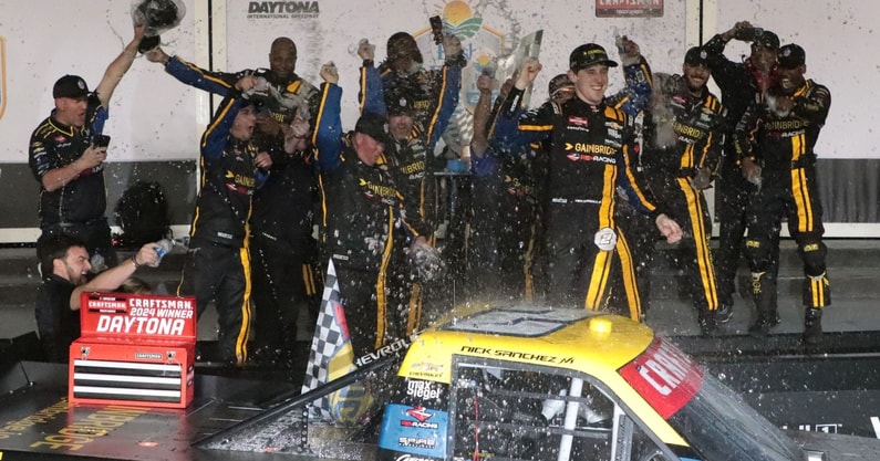 Nick Sanchez Daytona win