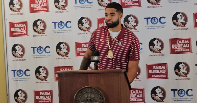 DJ Uiagalelei talks at a newcomer availability