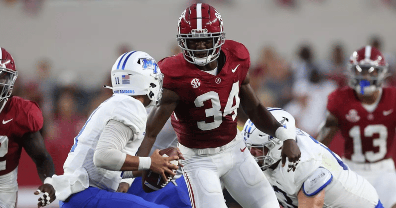 Alabama LB Quandarrius Robinson
