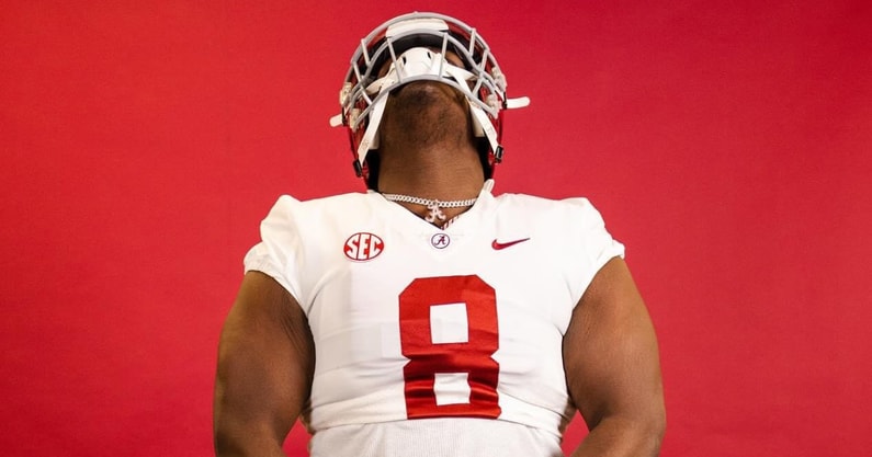 Josiah Sharma during Junior Day at Alabama