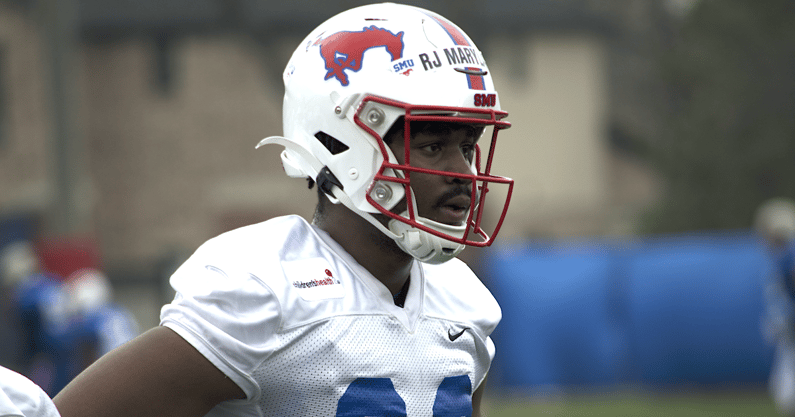 smu-football-spring-practice-notebook-day-2