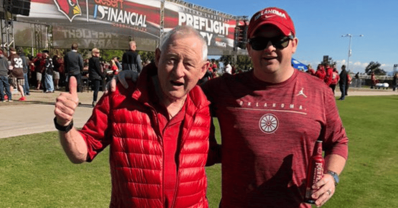 OU fan Harry Hewlett