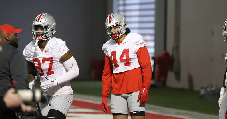 JT Tuimoloau by Matt Parker -- Lettermen Row --