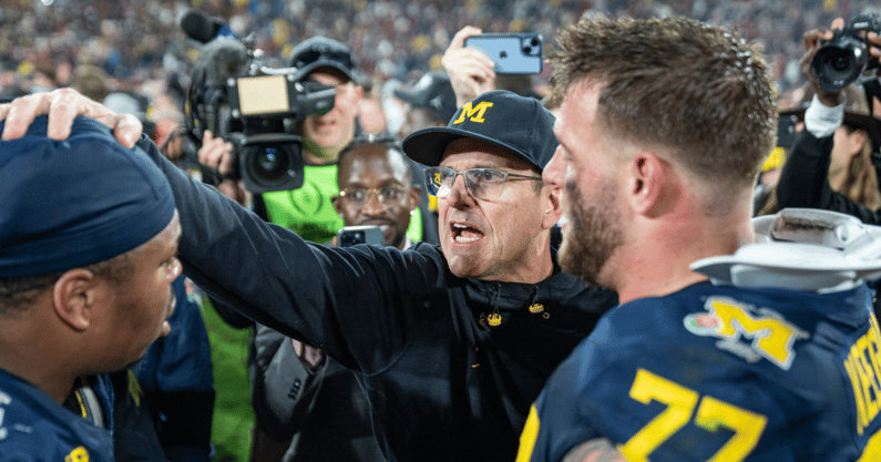 Jim Harbaugh Kris Jenkins Trevor Keegan