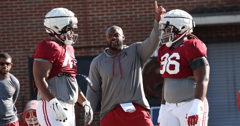 Alabama DL coach Freddie Roach