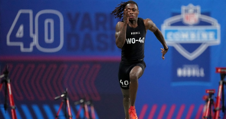 xavier worthy nfl combine