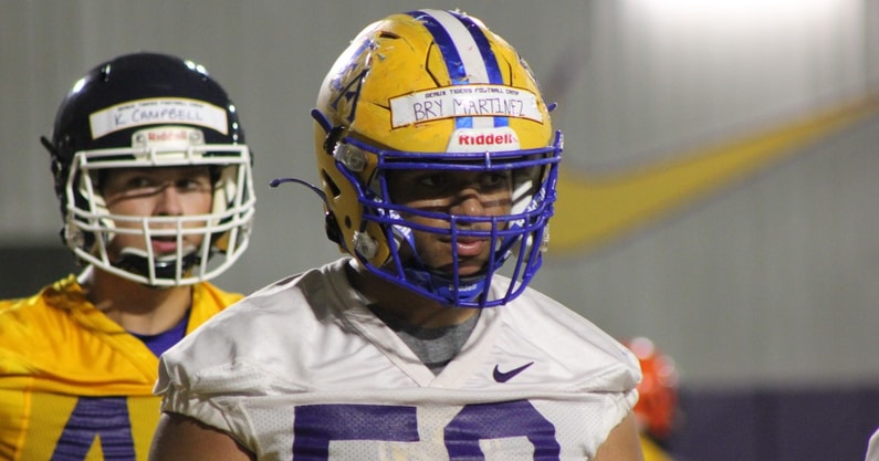 LSU OT target Brysten Martinez (Photo: Shea Dixon/On3)