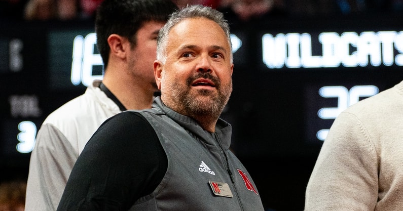 nebraska-head-coach-matt-rhule-evaluates-quarterback-room-dylan-raiola-entering-spring-practice