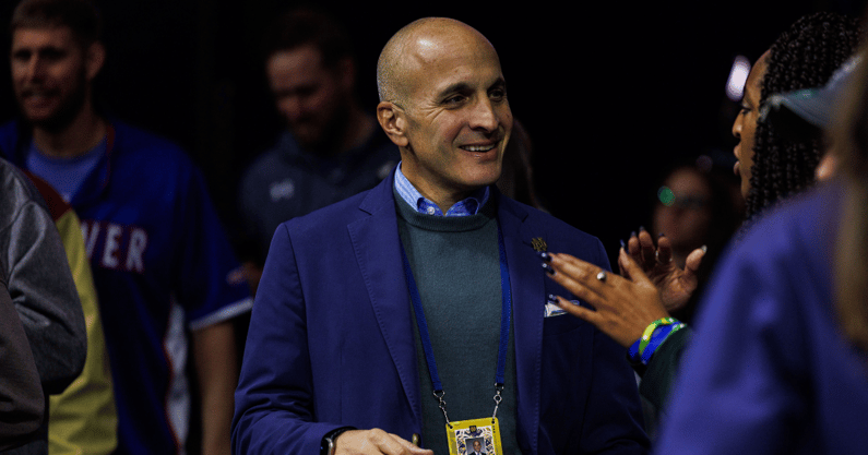 Special assistant to the Athletic Director Pete Bevacqua during the Hanover College-Notre Dame NCAA Men s basketball game on Wednesday, November 01, 2023, at Purcell Pavilion in South Bend, Indiana.