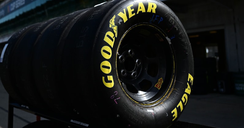 Goodyear NASCAR © Marc Lebryk-USA TODAY Sports