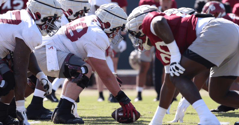 Alabama Football Practice