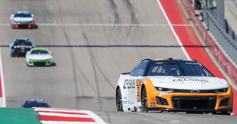 COTA restart zone NASCAR