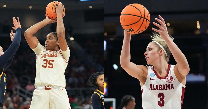 Texas F Madison Booker and Alabama G Sarah Ashlee Barker