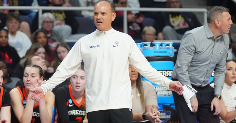 NCAA Womens Basketball: NCAA Tournament Albany Regional-Oregon State vs Notre Dame