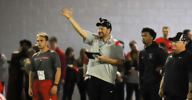 Justin Frye by Matt Parker -- Lettermen Row