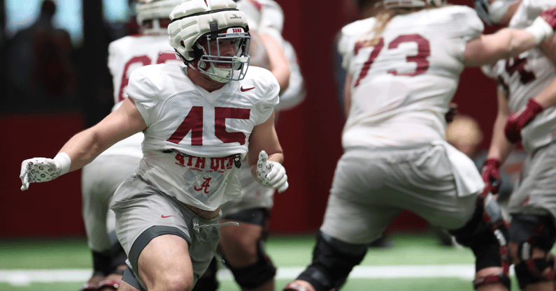 alabama-football-offensive-coordinator-nick-sheridan-pleased-with-the-physicality-of-tight-end-room