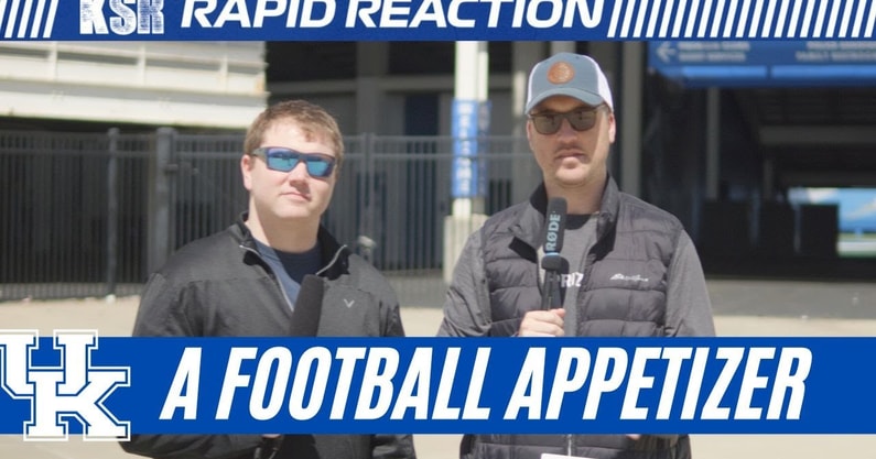 kentucky football spring practice rapid reaction