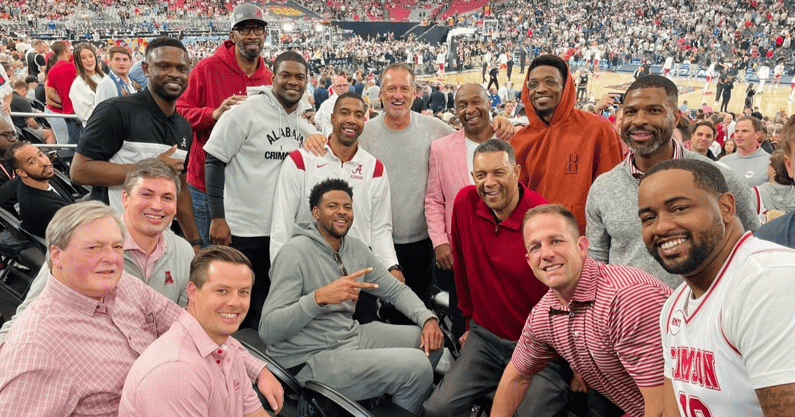 Former Alabama players at the Final Four