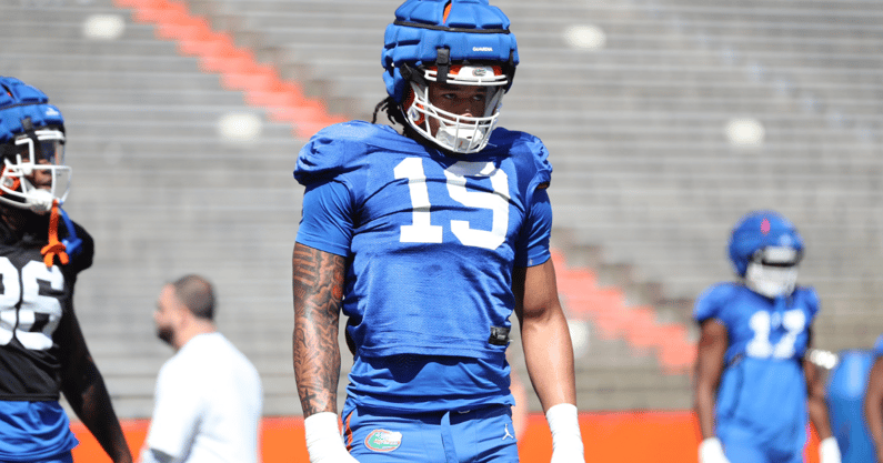 Florida Gators defensive lineman TJ Searcy (Photo courtesy of UAA Communications / Molly Kaiser)