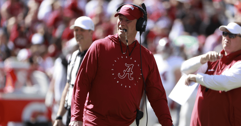 Alabama coach Kalen DeBoer