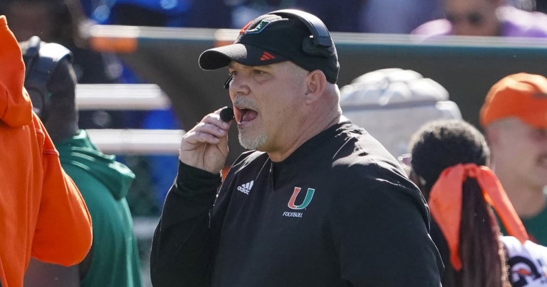Lance Guidry Miami Hurricanes Spring Practice