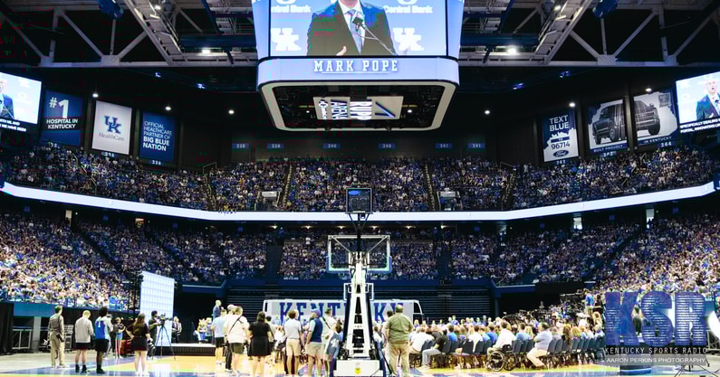 Kentucky fans fill Rupp Arena at Mark Pope's introductory press conference - Aaron Perkins, Kentucky Sports Radio