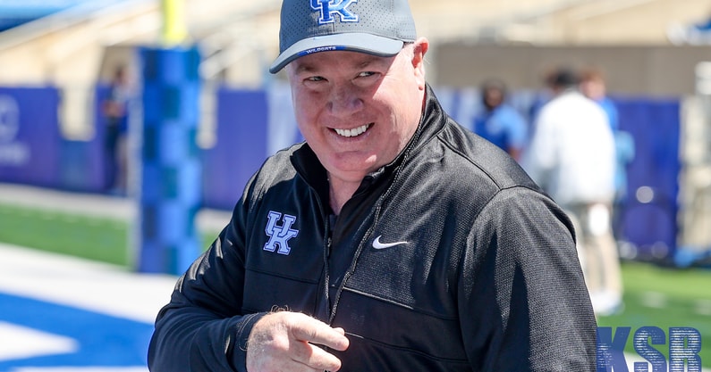 Mark Stoops smiles