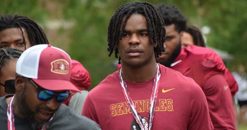 Florida State hosted 2025 four-star wide receiver Cameron Sparks -- Matt LaSerre / Warchant