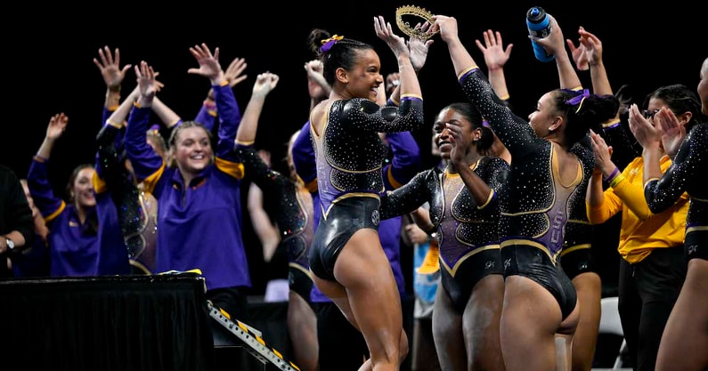 NCAA Womens Gymnastics: Women's National Gymnastics Semifinals Afternoon Session