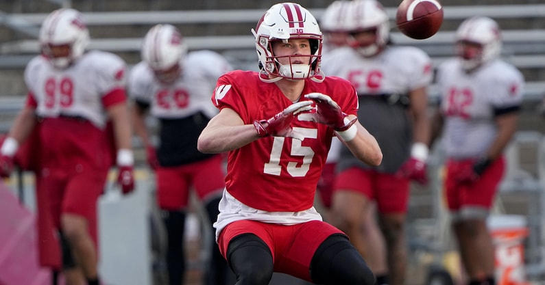 NCAA Football: Wisconsin - Spring Practice