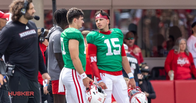 Dylan Raiola Nebraska spring game