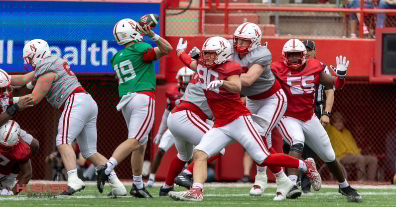 Luke Longval and James Williams Spring game