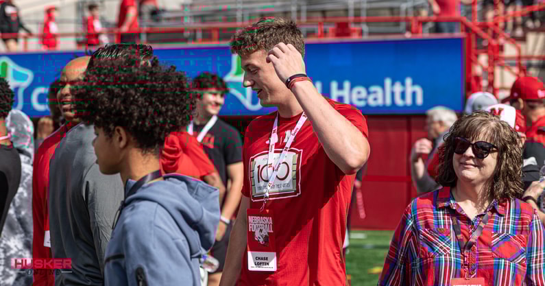 Chase Loftin Nebraska spring game