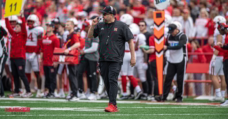 Matt Rhule Nebraska spring game