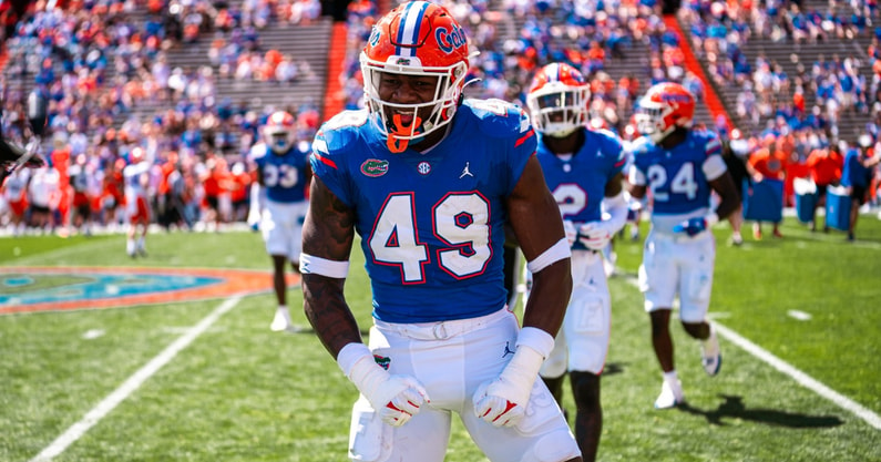 Florida Gators EDGE George Gumbs (UAA Communications / Jordan Herald)