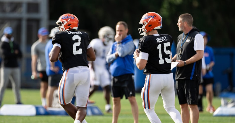 Florida-Gators-quarterbacks-DJ-Lagway-Graham-Mertz