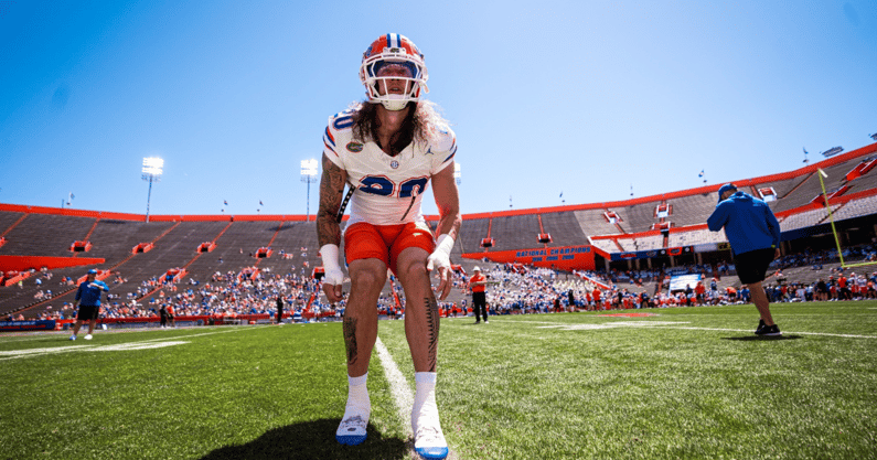 Florida Gators safety Asa Turner before the spring game (UAA Communications / Jordan Herald)