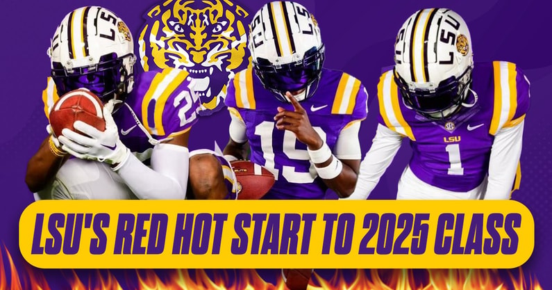 LSU has On3's No. 1 class for the 2025 cycle