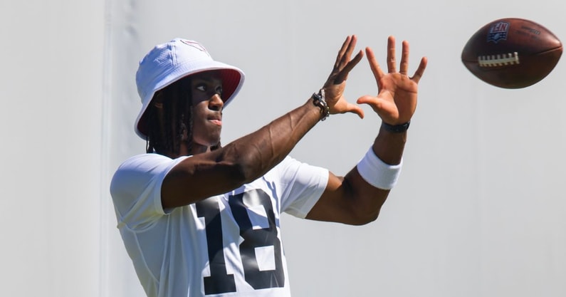 Marvin Harrison Jr. by Mark J. Rebilas-USA TODAY Sports