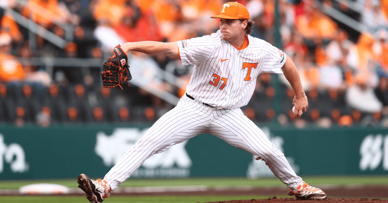 Tennessee pitcher Dylan Loy. Credit: UT Athletics