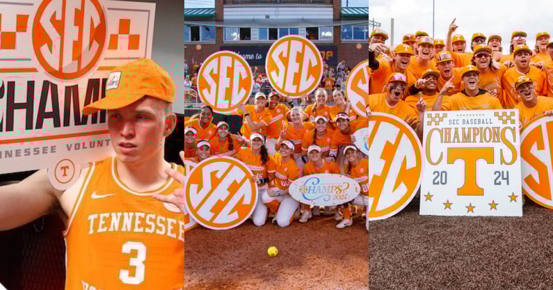 Tennessee Basketball, Softball and Baseball celebrate SEC titles
