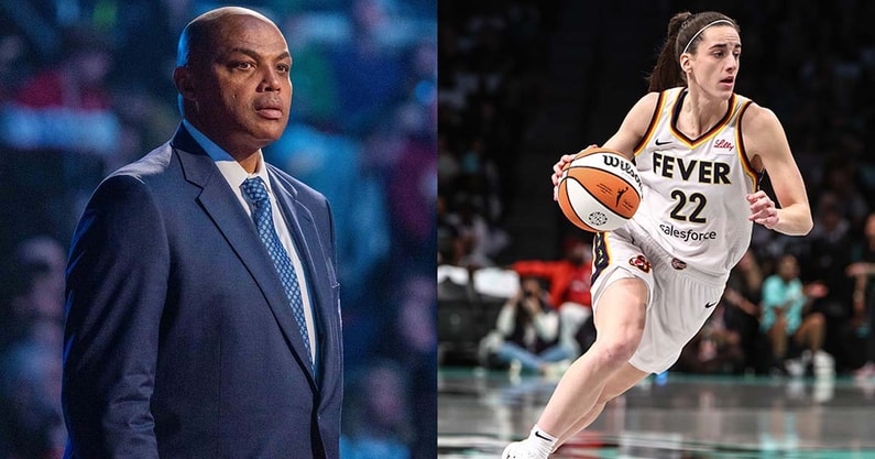 Charles Barkley and Caitlin Clark