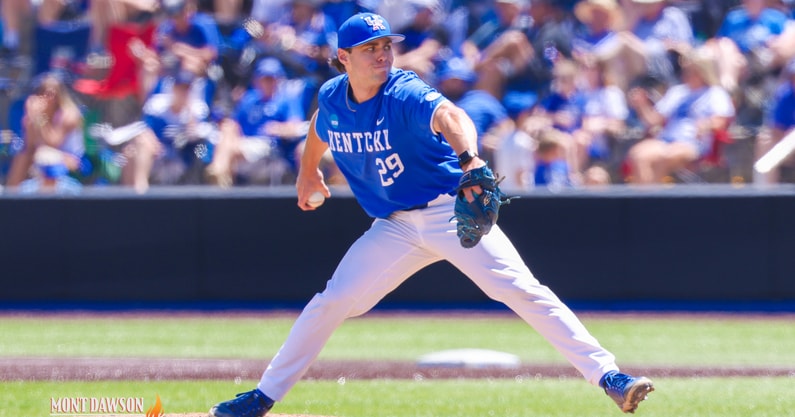 Kentucky baseball pitcher Robert Hogan | Photo by Mont Dawson