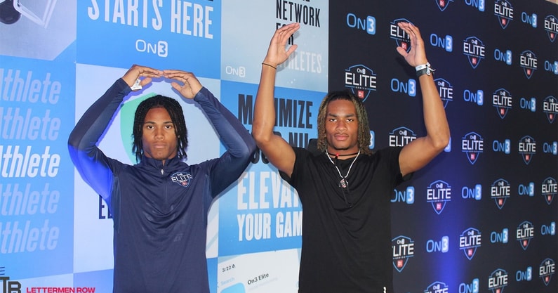 Ohio State commits Na'eem Offord and Devin Sanchez by Mick Walker -- Lettermen Row --