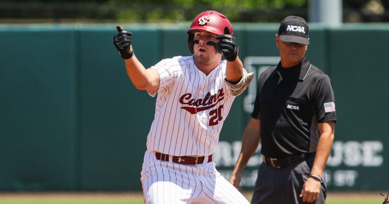 South Carolina baseball star Ethan Petry (Credit: Katie Dugan/GamecockCentral)