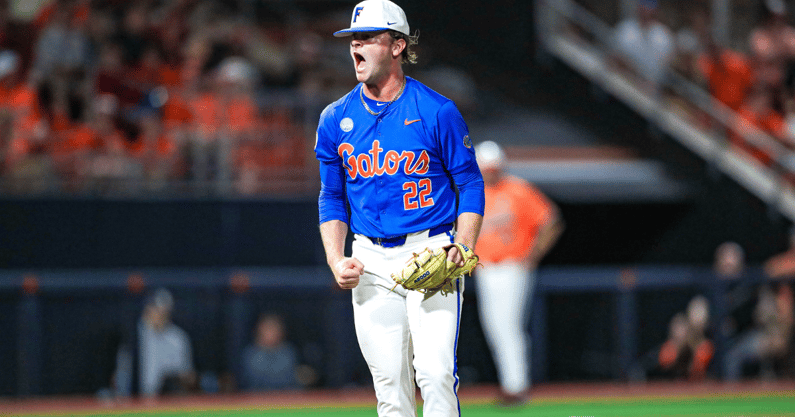 Florida Gators pitcher Brandon Neely (Photo courtesy of UAA Communications)