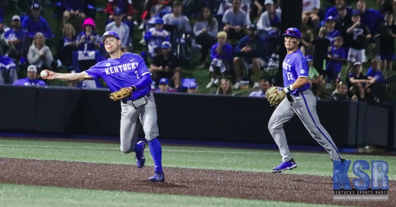 Kentucky Baseball's Mitchell Daly throws the ball - Aaron Perkins, Kentucky Sports Radio