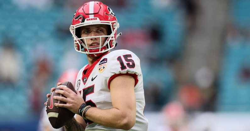 georgia-head-coach-kirby-smart-believes-carson-beck-can-improve-leadership-2024