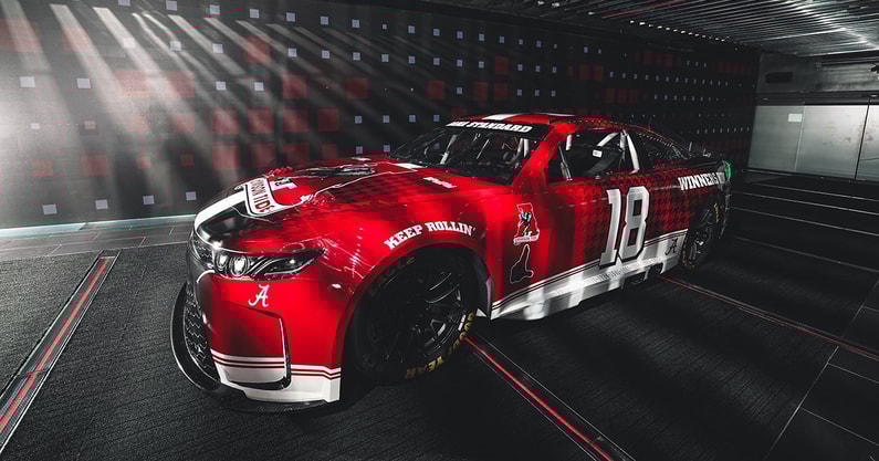 Alabama NASCAR paint scheme