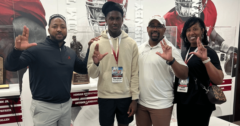 Zyan Gibson Alabama Crimson Tide